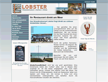 Tablet Screenshot of lobster-kappeln.de